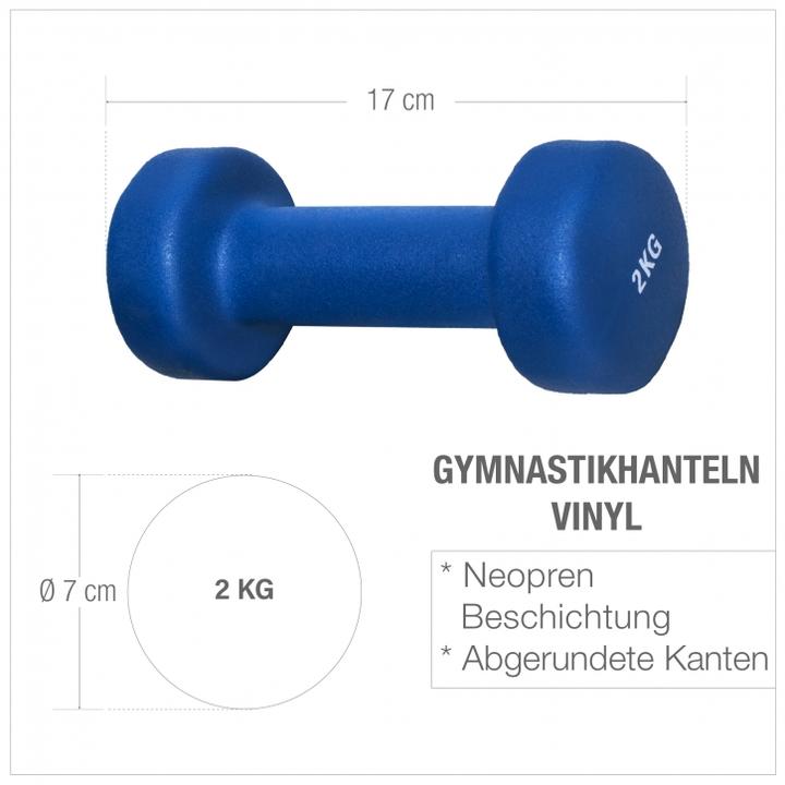 Image du produit Gorilla Sports Haltères de gymnastique (2 x 2 kg)