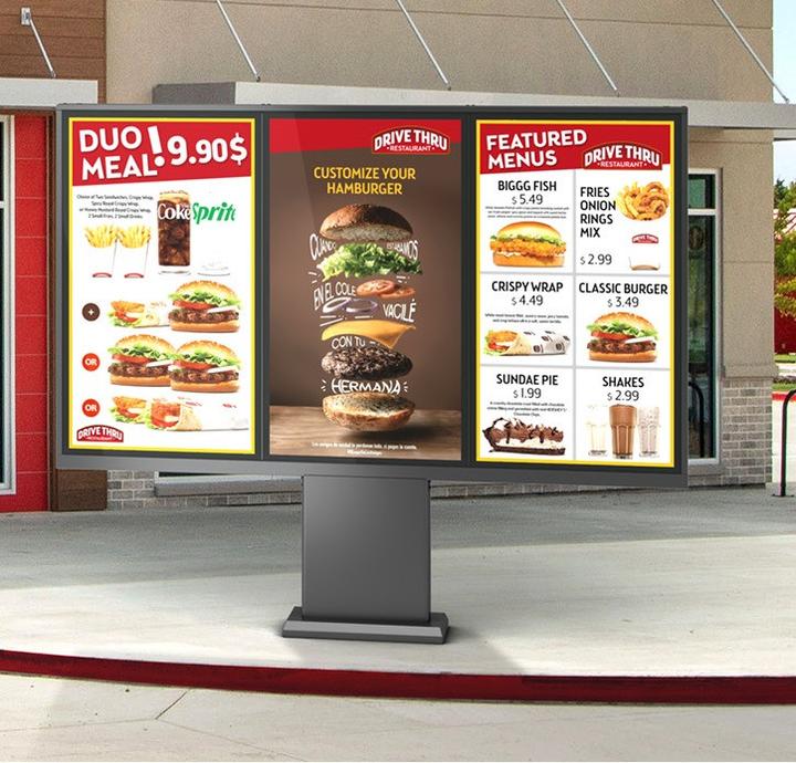 Produktbild DSS Outdoor Stele Portrait 3x46", Metall, Full Outdoor