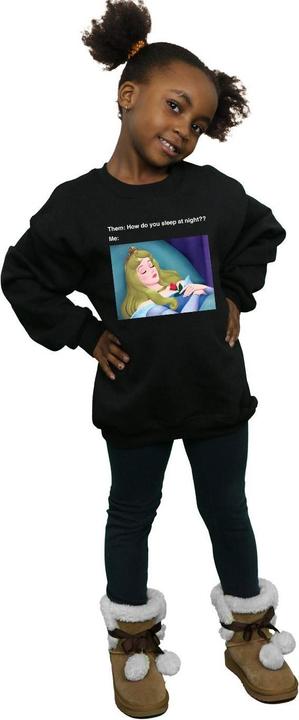 Actual product image Disney Girls Sleeping Beauty Meme Sweatshirt (152, 158)