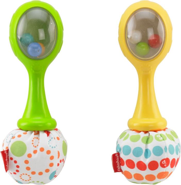 Image du produit Fisher-Price Mes Premières Maracas - Instrument de Musique Bébé - 3 mois et +