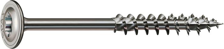 Produktbild Spax HI.FORCE, 8 x 220 mm, 50 Stück, Teilgewinde, Tellerkopf, T-STAR plus T40, 4CUT, Edelstahl rost (50 Schrauben pro Stück)