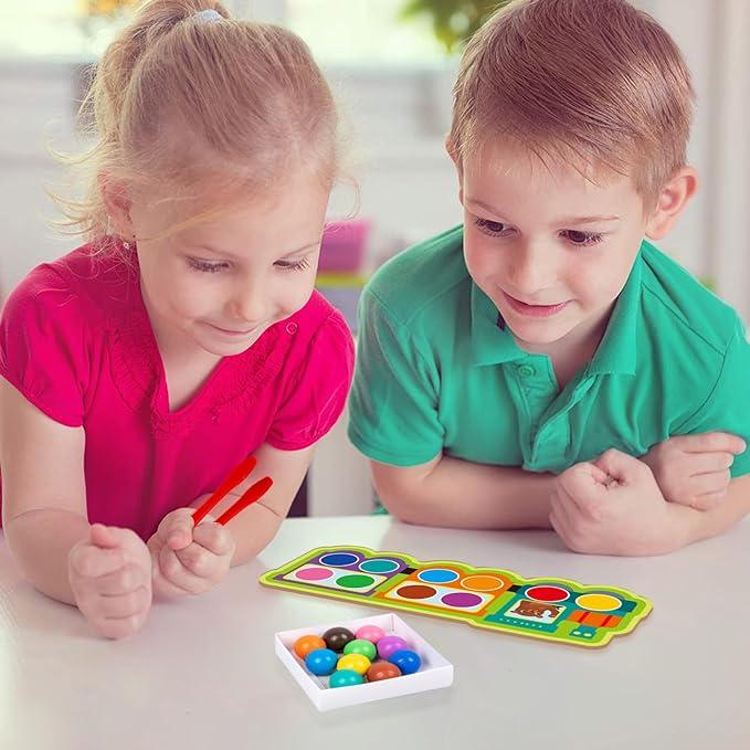 Produktbild Activity Board Clip Perlen Farbe Klassifizierung Matching Spielzeug Kinder Logik Konzentration Feinmotorik