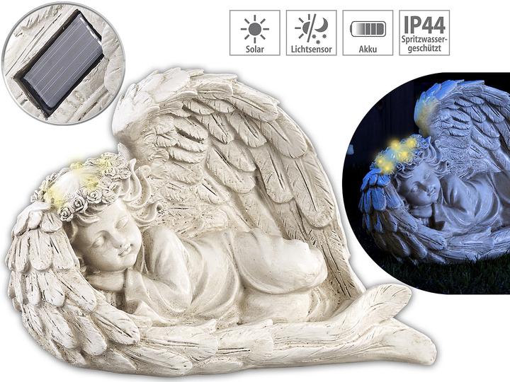 Immagine prodotto Lunartec Figura dell'angelo custode dormiente a LED solare