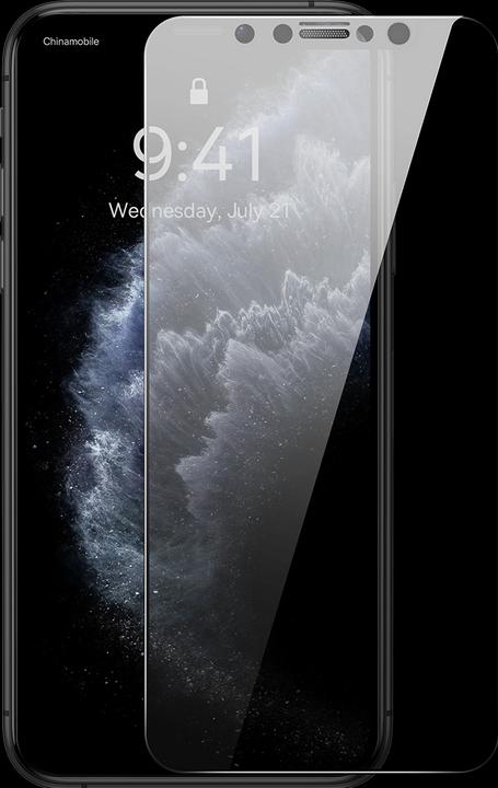 Image du produit Baseus 0.3mm Full-Coverage Privacy Protection Crystal Tempered Glass Screen Protector with Dust Filter for (1 pièce(s), Apple iPhone XS Max)