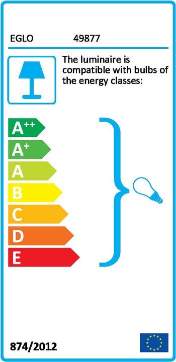 Energy Label EGLO Covaleda (E27)