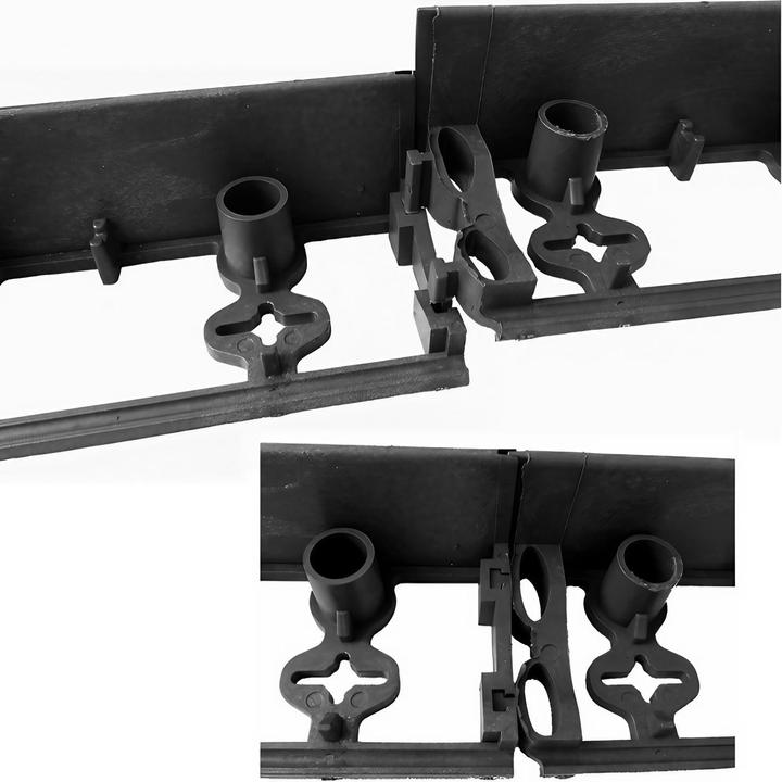 Actual product image Green Split Palisades plastic 6cm x 1m (100 cm)
