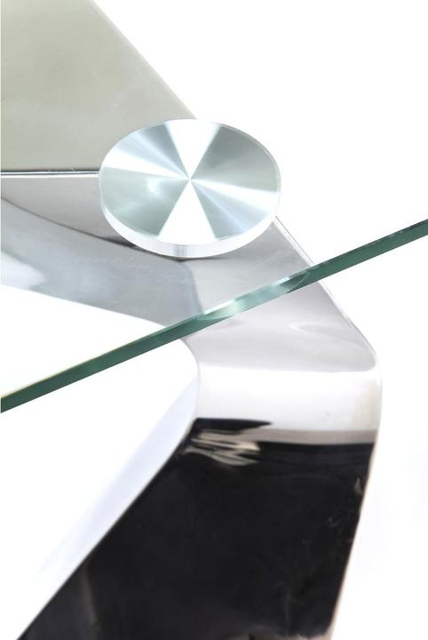 Actual product image Kare Design Console Table Gloria Chrome (140 x 45 x 140 cm)