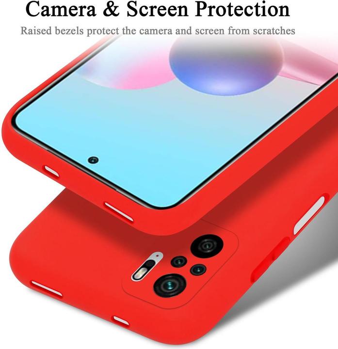 Actual product image Cadorabo TPU Liquid Silicone Case Cover (Xiaomi Redmi Note 10)