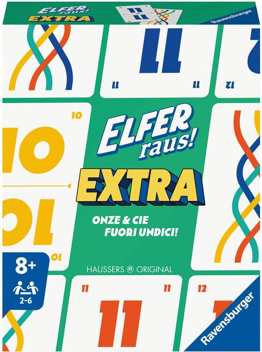 Energie-Label Ravensburger Elfer raus. Extra (Deutsch, Französisch, Italienisch)