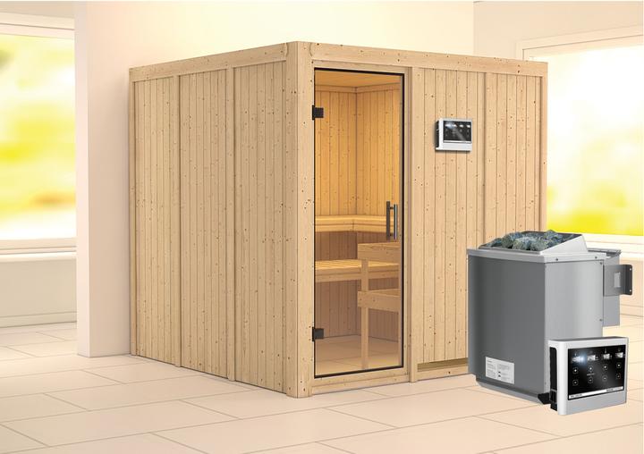 Produktbild Karibu Rodin ohne Dachkranz (9 KW Bio externe Steuerung)