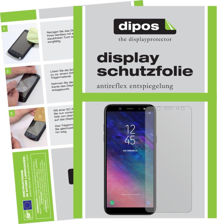 Immagine prodotto Dipos Pellicola Protettiva Antiriflesso (6 Pezzo/i, Samsung Galaxy A6)