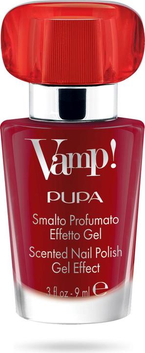 Immagine prodotto Pupa Milano Vamp! Smalto profumato per unghie rosso erotico 204 (204 Rosso passionale, Smalto per unghie effetto gel)