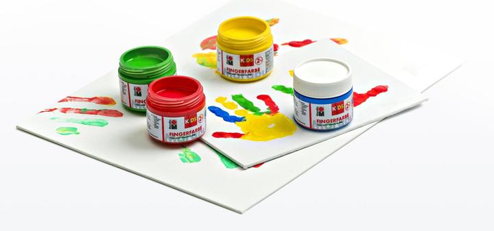 Immagine prodotto Marabu Vernice a dito (Giallo, Rosso, Blu, Verde, 100 ml)