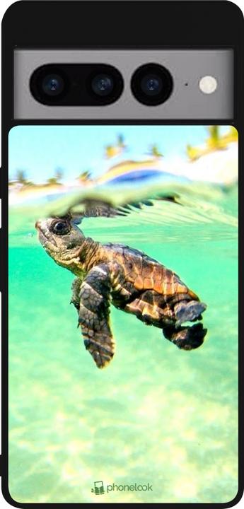 Immagine prodotto PhoneLook Coperchio in silicone nero Tartaruga subacquea (Google Pixel 7 Pro)