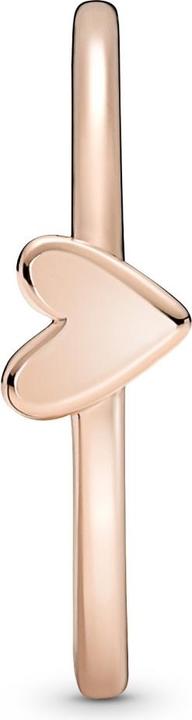 Actual product image Pandora 14k Rose Gold Freehand Heart Ring (54)