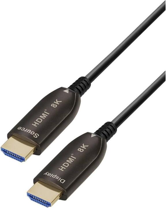 Transmedia HDMI fiber optic cable (HDMI 2.1, 8k@60Hz, eARC)