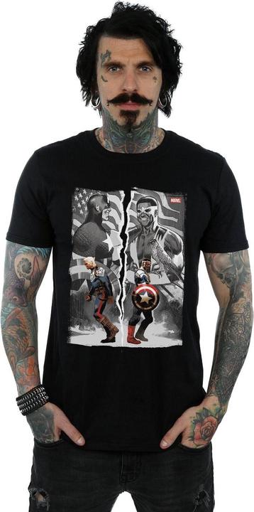 Produktbild Falcon And Captain America Split TShirt (XL)