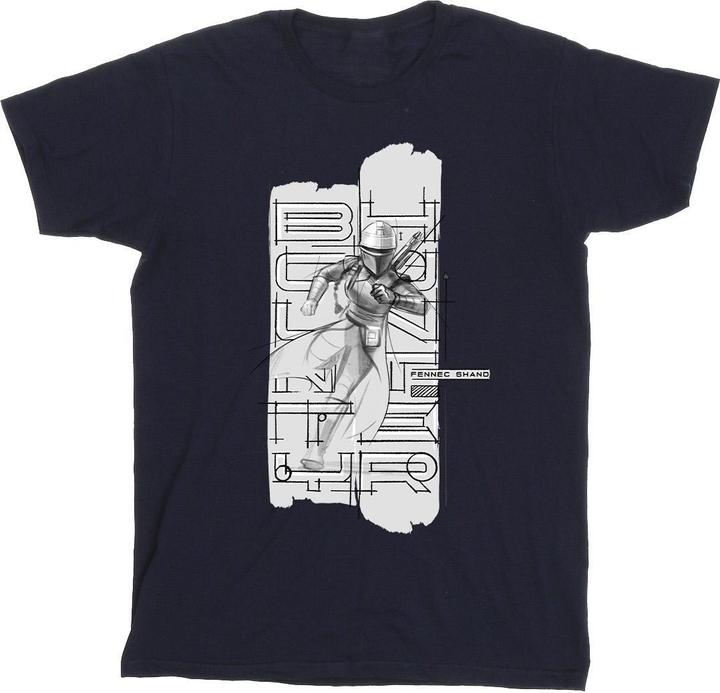 Image du produit Star Wars - T-shirt THE BOOK OF BOBA FETT FENNEC ILLUSTRATION - Homme (XL)