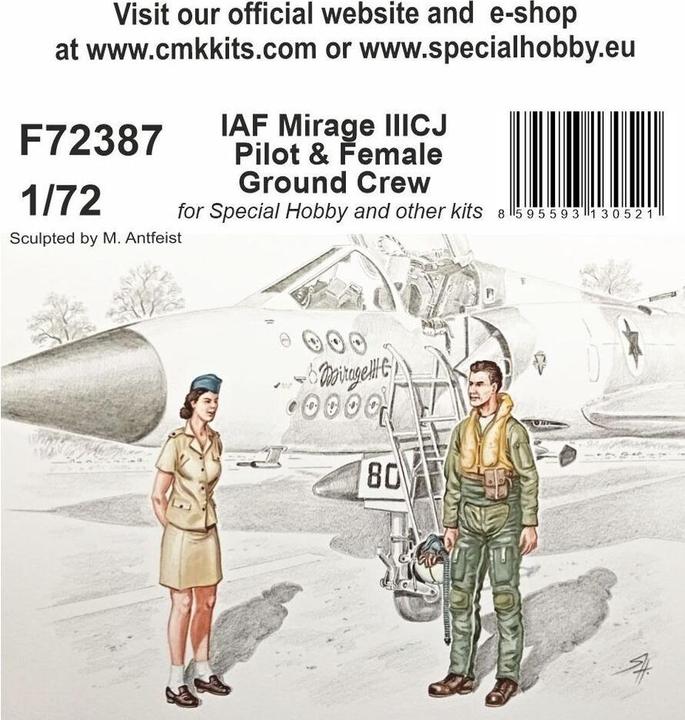 Produktbild CMK IAF Mirage IIICJ Pilot & Female Ground Crew
