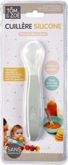Image du produit Tom & Zoé Cuillère bébé en silicone