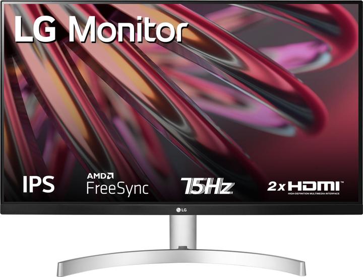 Image du produit LG 27MK60MP-W Moniteur Full HD 27' IPS 75Hz Silver (1920 x 1080 pixels, 27")