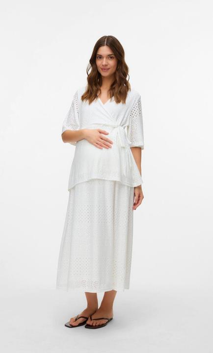 Image du produit Mamalicious Normal geschnitten V-Ausschnitt Top Bluse (XS)