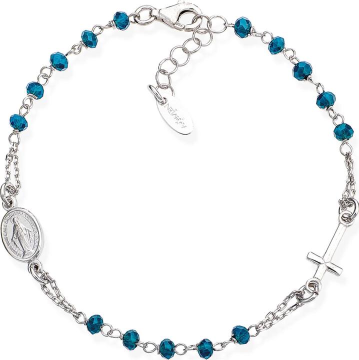 Produktbild Amen Rosary Crystal Armband (17 cm, 925er Silber)