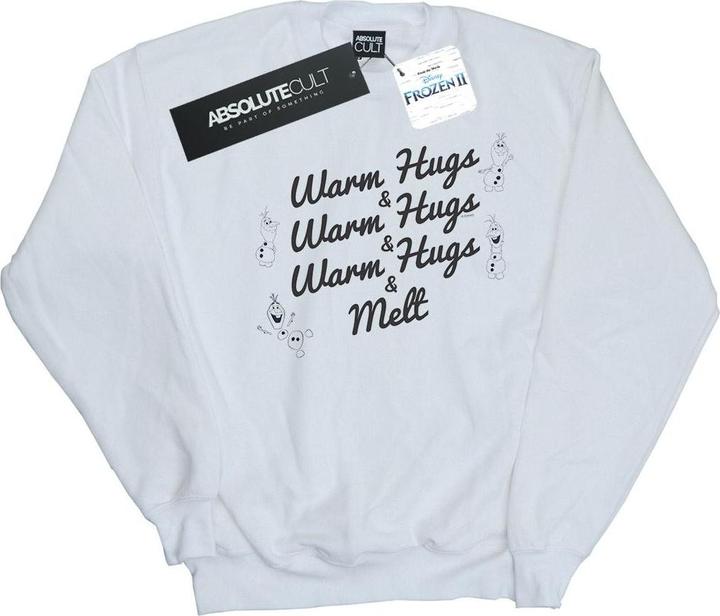 Actual product image Disney Girls Frozen 2 Olaf Warm Hugs And Melt Sweatshirt (152, 158)