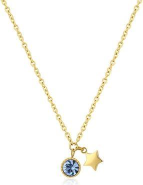 Produktbild Sagapo S'AgapÃµ - Lucky Light SKT24 Gold Plated Crystal Star Necklace