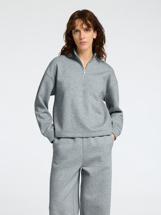 Image du produit Selected Femme Sweat-shirt à col haut avec fermeture éclair (M)