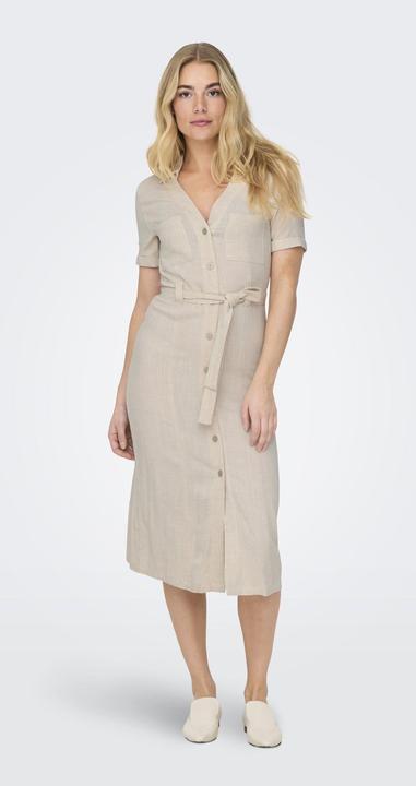 Produktbild Only Onlsiesta Ss Lin Bl Shirt Dress Pnt Noos (XL)