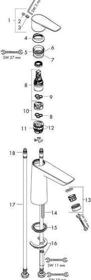 Produktbild hansgrohe Talis E Chrom