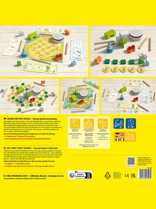 Immagine prodotto Haba La mia prima collezione di giochi sonori (Tedesco, Francese, Italiano, Inglese)