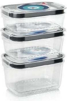 Produktbild Bosch Hausgeräte MSZV0FC3 Lebensmittelaufbewahrungsbehälter Rechteckig Set, (e) (1.70 l)
