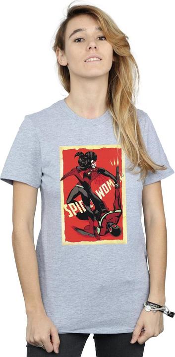 Image du produit - T-shirt SPIDER-WOMAN FIGHT - Femme (XXL)