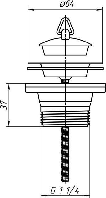 Immagine prodotto Ani Plast Scarico 1 1/4 Con Griglia In Acciaio Inox + Tappo In Plastica M205
