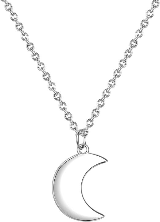 Glanzstücke München Damen Mond Sterling Silber silber 40,0 cm Basiskette + 5,0 cm Verlängerung - 10244 (Sterling Silber, 40 - 45 cm)