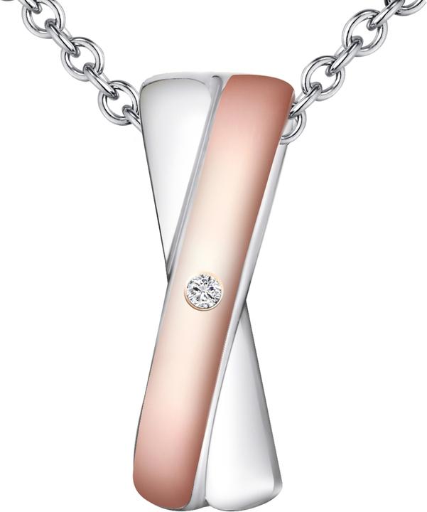 Produktbild Rafaela Donata Damen Sterling Silber Diamant silber/roségold - 10906 (Sterling Silber, 40 cm)