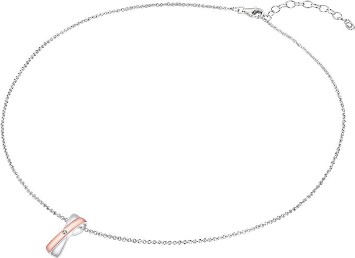 Produktbild Rafaela Donata Damen Sterling Silber Diamant silber/roségold - 10906 (Sterling Silber, 40 cm)