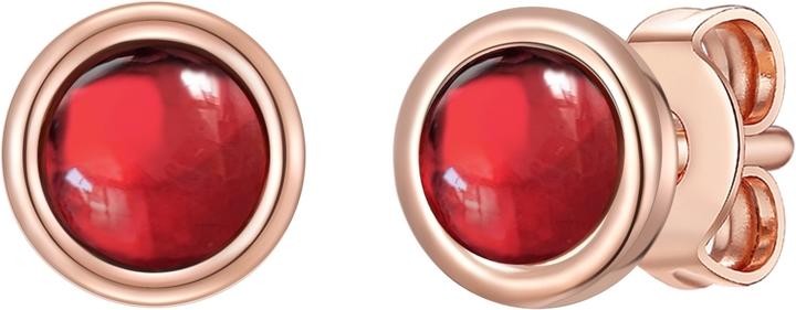 Glanzstücke München Damen Sterling Silber Granat roségold - 11090 (Sterling Silber)