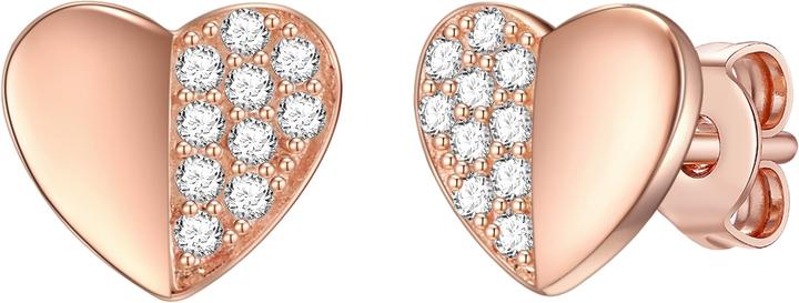 Image du produit Rafaela Donata Femme coeur argent sterling zirconium or rose - 11374 (Argent Sterling)
