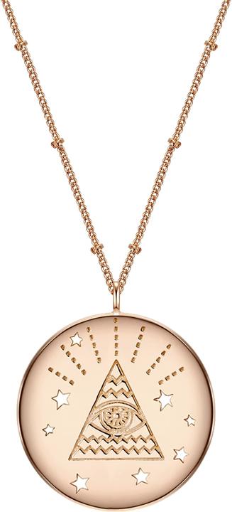 Produktbild Glanzstücke München Damen Allsehendes Auge Sterling Silber roségold 50,0 cm Basiskette + 5,0 cm Verlängerung - 11542 (Sterling Silber, 50 - 55 cm)