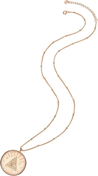 Produktbild Glanzstücke München Damen Allsehendes Auge Sterling Silber roségold 50,0 cm Basiskette + 5,0 cm Verlängerung - 11542 (Sterling Silber, 50 - 55 cm)
