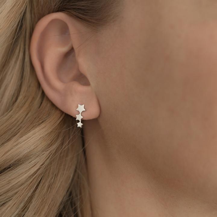 Actual product image Glanzstücke München Ladies stars sterling silver - 11524 (Sterling Silver)