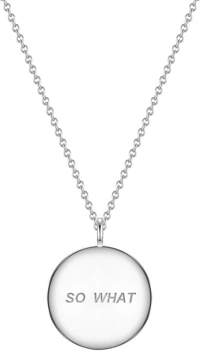 Immagine prodotto Glanzstücke München Catena da donna So What in argento sterling 40,0 cm + 5,0 cm di estensione - 11570 (Argento, 40 - 45 cm)