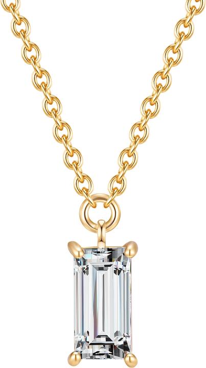 Produktbild Glanzstücke München Damen Sterling Silber Zirkonia gelbgold 38,0 cm Basiskette + 5,0 cm Verlängerung - 12040 (Sterling Silber, 38 - 43 cm)
