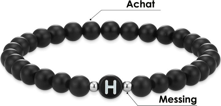 Produktbild Eastside Unisex Buchstaben Achat schwarz 19,0 cm - 11776 (19 cm, Achat)