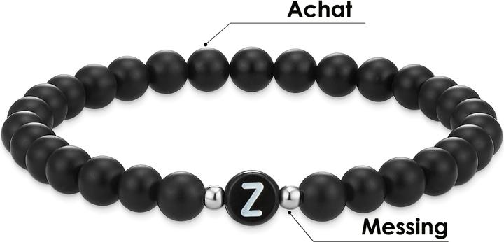Produktbild Eastside Unisex Buchstaben Achat schwarz 19,0 cm - 11776 (19 cm, Achat)