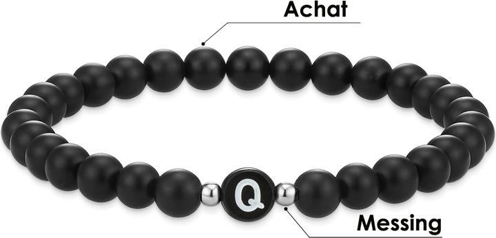 Produktbild Eastside Unisex Buchstaben Achat schwarz 19,0 cm - 11776 (19 cm, Achat)