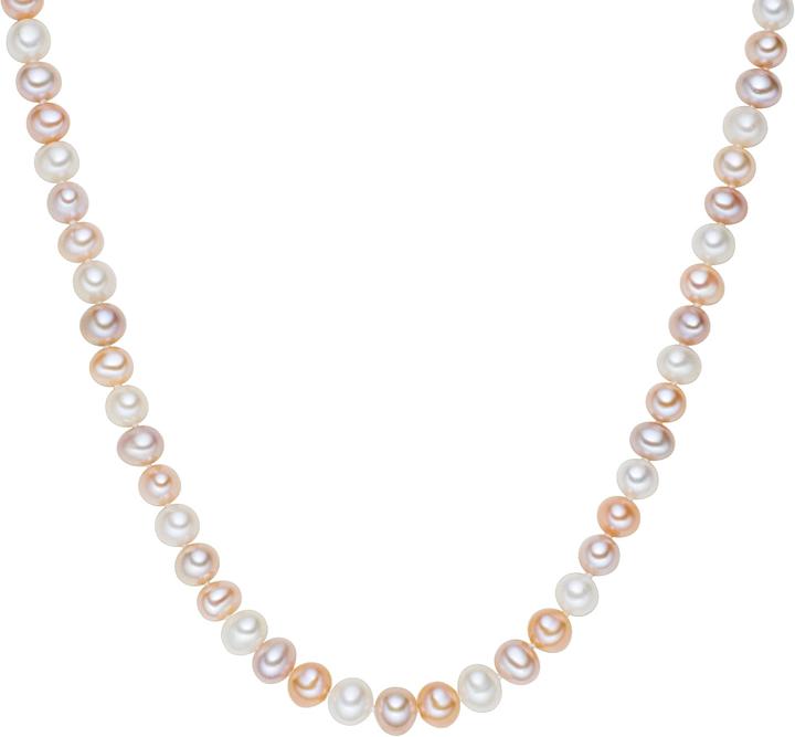 Valero Pearls Damen Sterling Silber Süsswasser-Zuchtperle silber - 2240 (Sterling Silber)